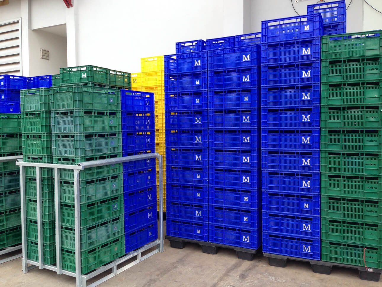 Caixa Plástica de Supermercado